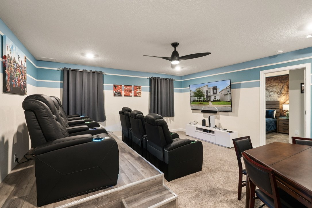 Private Theater & Family Game Lounge — additional view