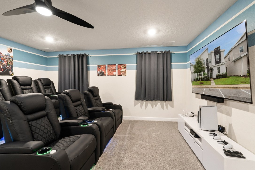 Private Theater & Family Game Lounge — additional view