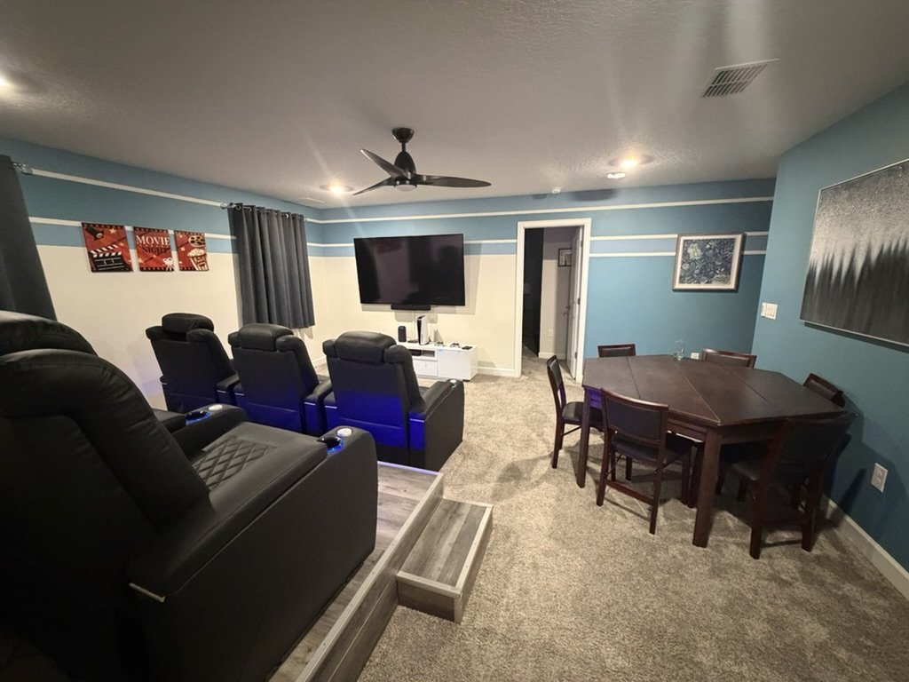 Private Theater & Family Game Lounge — additional view