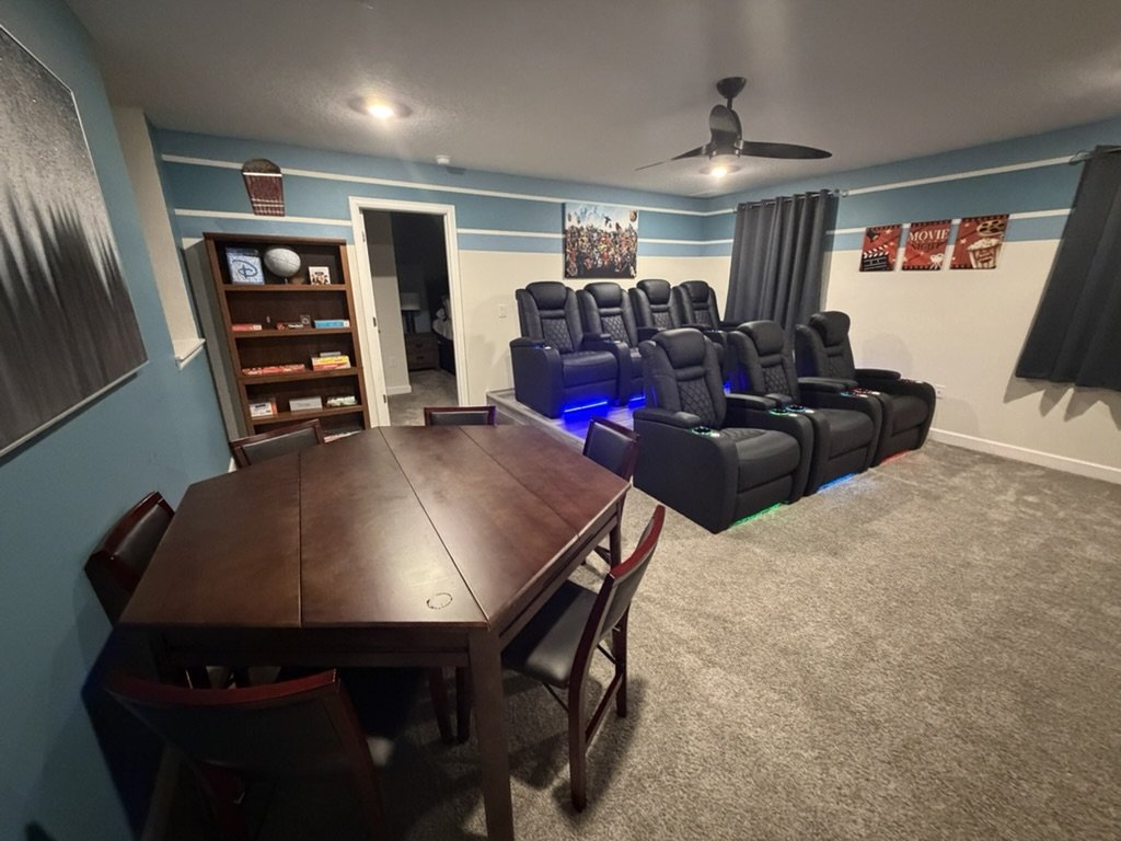 Private Theater & Family Game Lounge — additional view