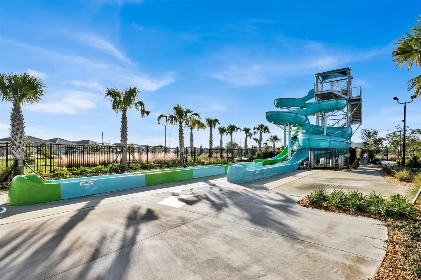 Resort waterslide