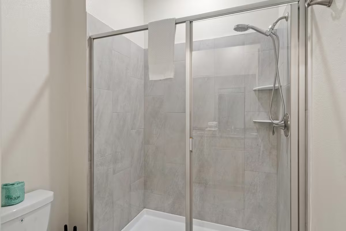 Downstairs King Suite — Shower