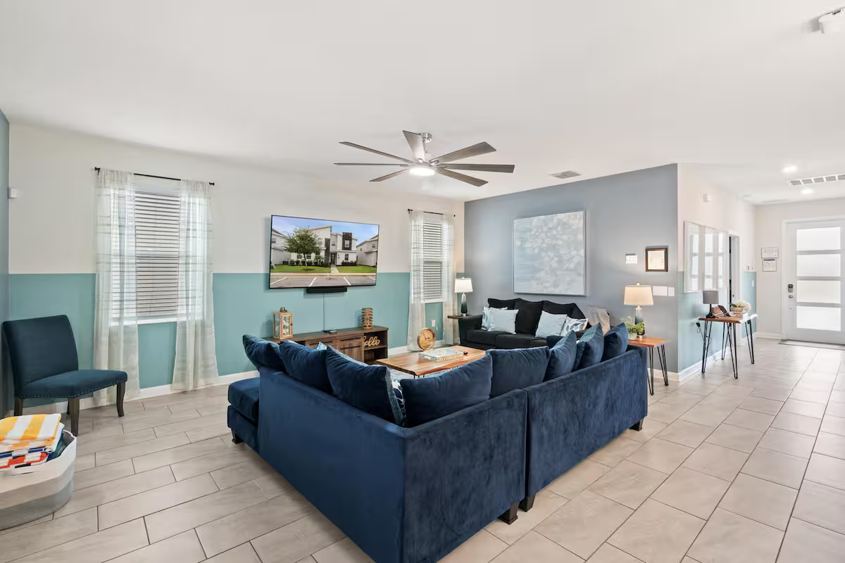 Living Room, Kitchen & Dining