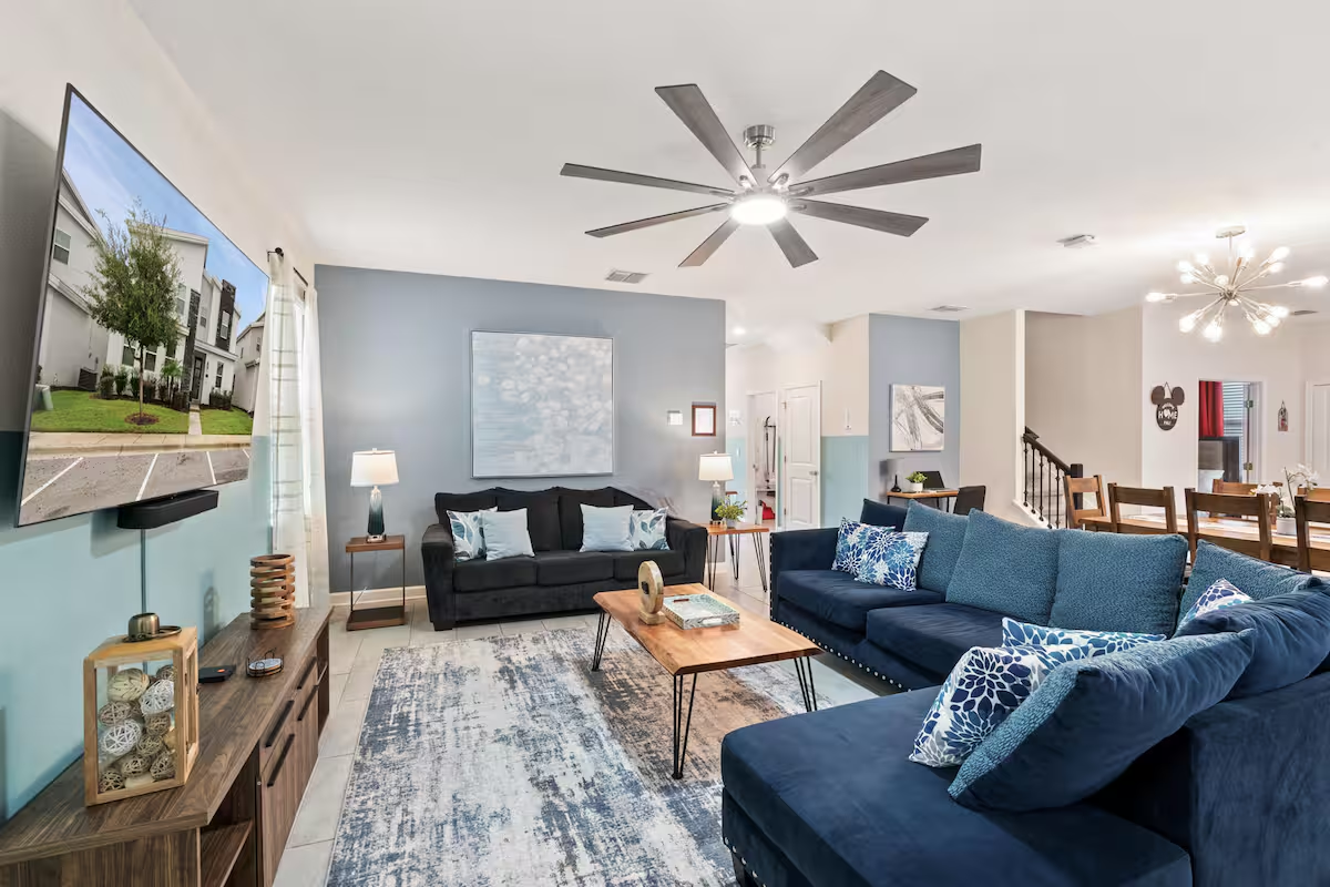 Living Room, Kitchen & Dining