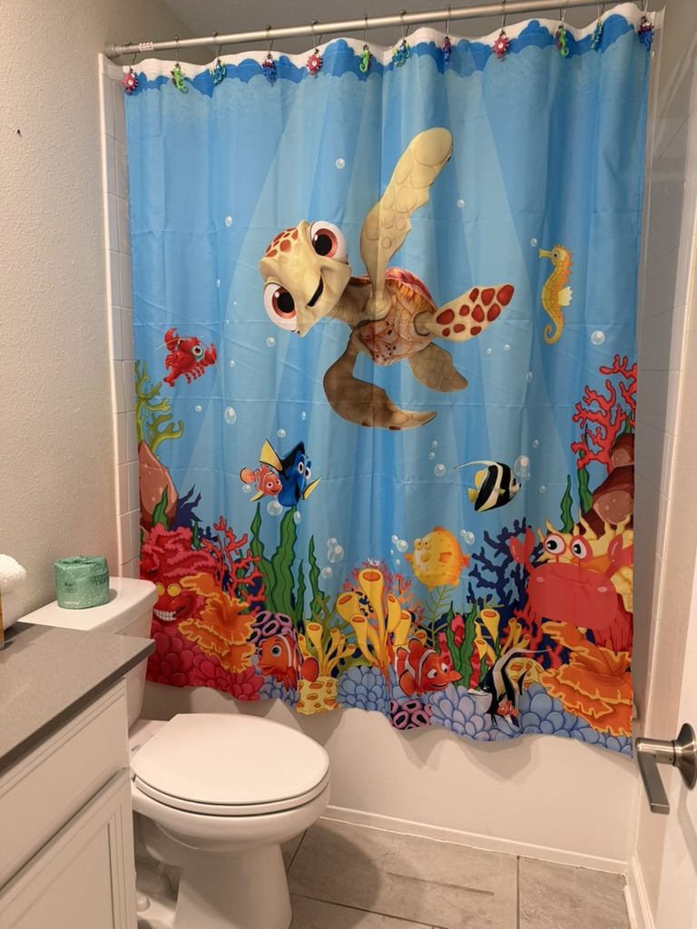 Shared Bathroom — Princess & Star Wars Rooms
